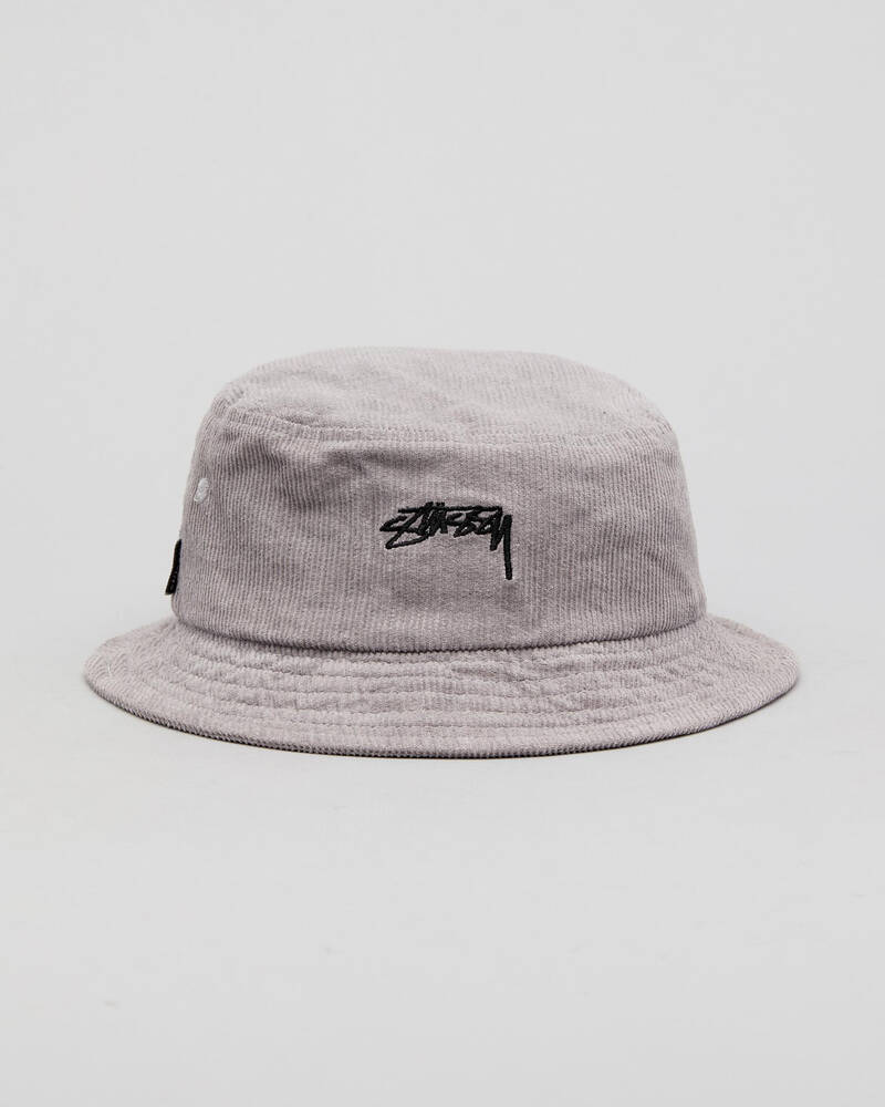 Stussy Authentic Cord Bucket Hat for Mens