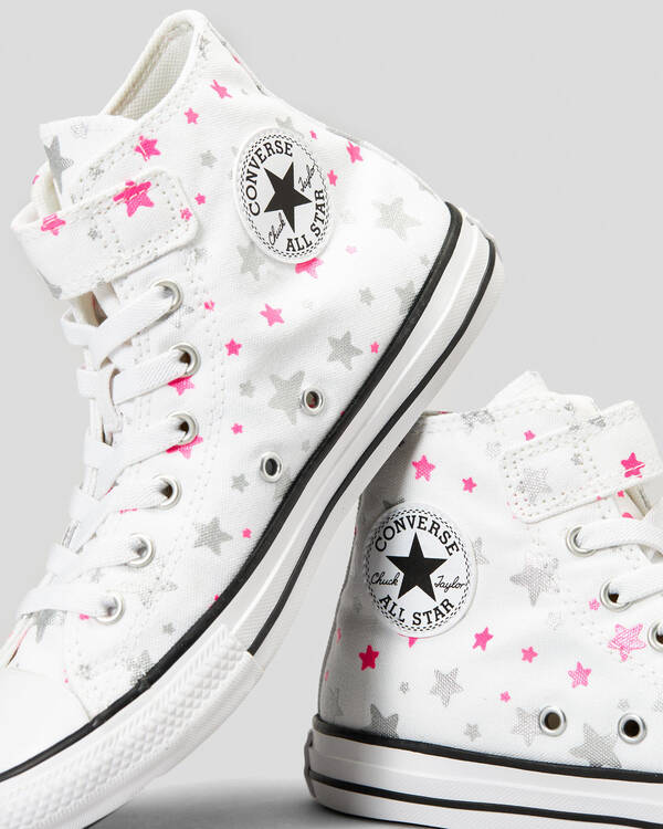 Converse Girls' Chuck Taylor All Star Easy On Sparkle Party for Womens