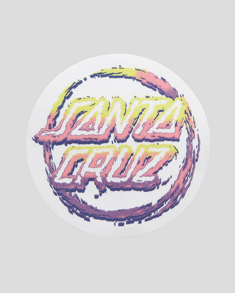 Santa Cruz Throwdown Dot Sticker for Mens
