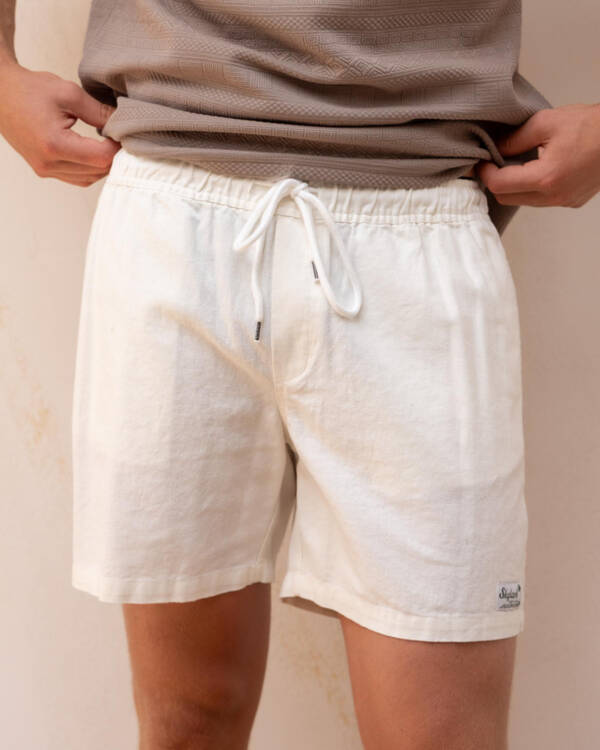 Hemp Elastic Waist Shorts