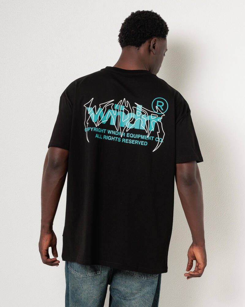 Wndrr Shutdown Box Fit T-Shirt for Mens