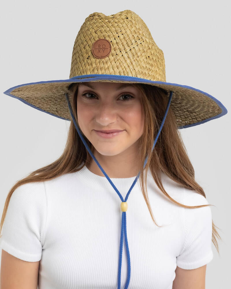 Roxy Girls' Pina To My Colada Printed Panama Hat for Womens