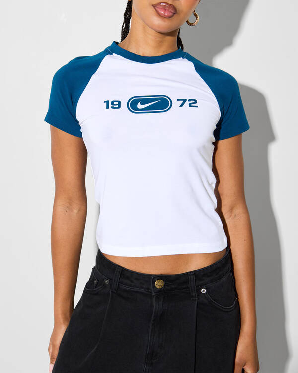 Nike Slim Graphic Baby Tee for Womens