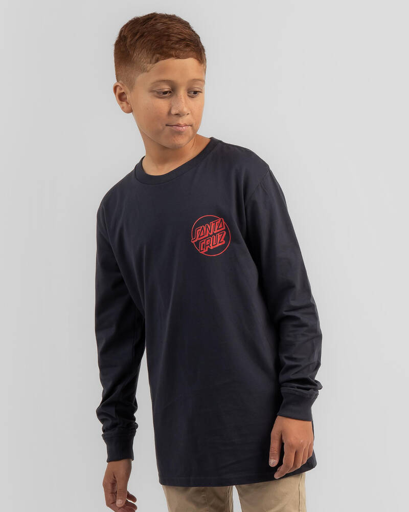 Santa Cruz Boys' Screaming Hand Long Sleeve T-Shirt for Mens