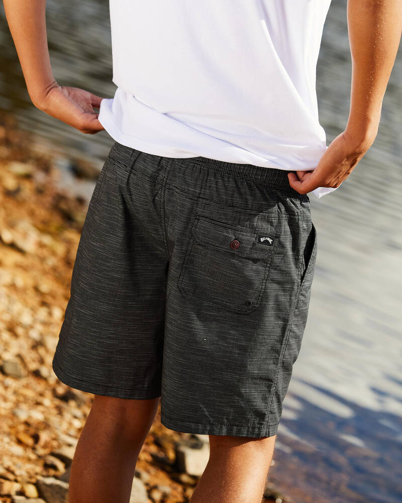 Billabong Slub Elastic 18" Walk Shorts for Mens
