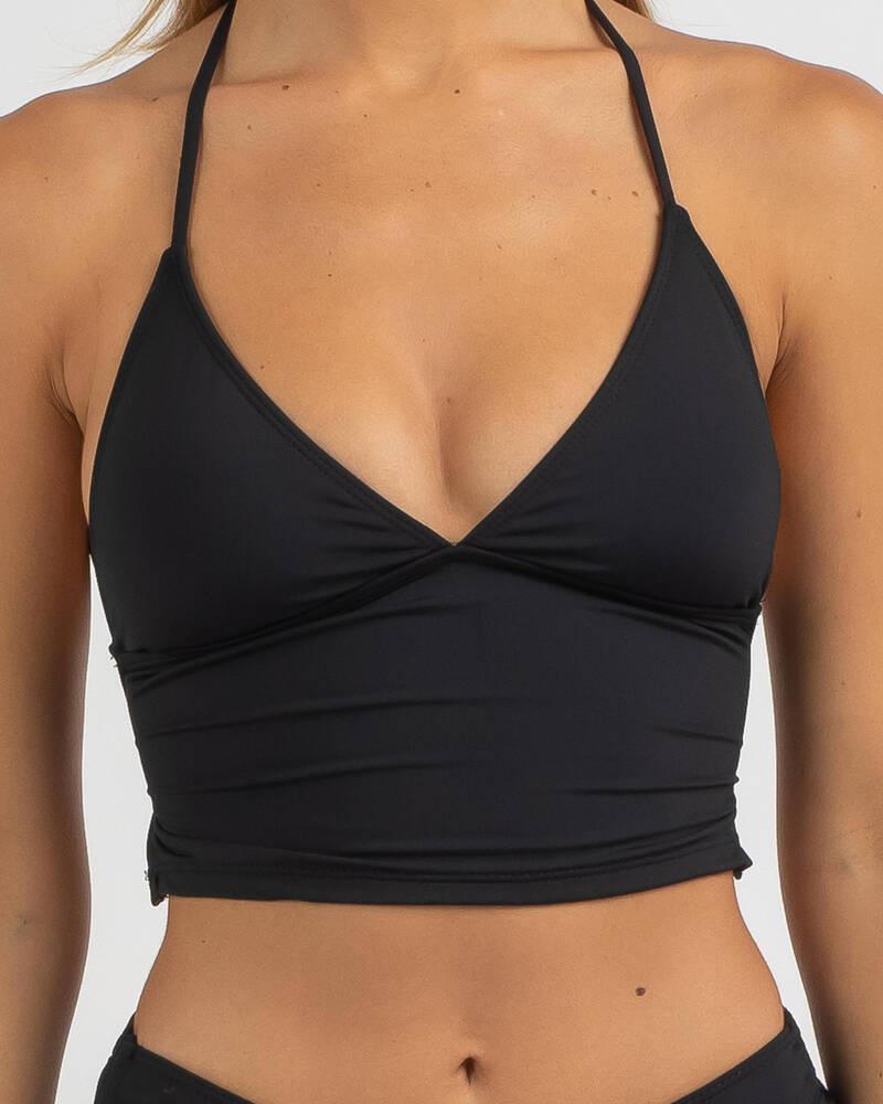 Topanga Laney Long Line Triangle Bikini Top for Womens