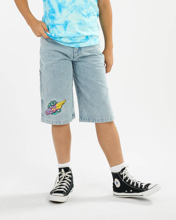 Boys' Surf's Up Denim Walk Shorts