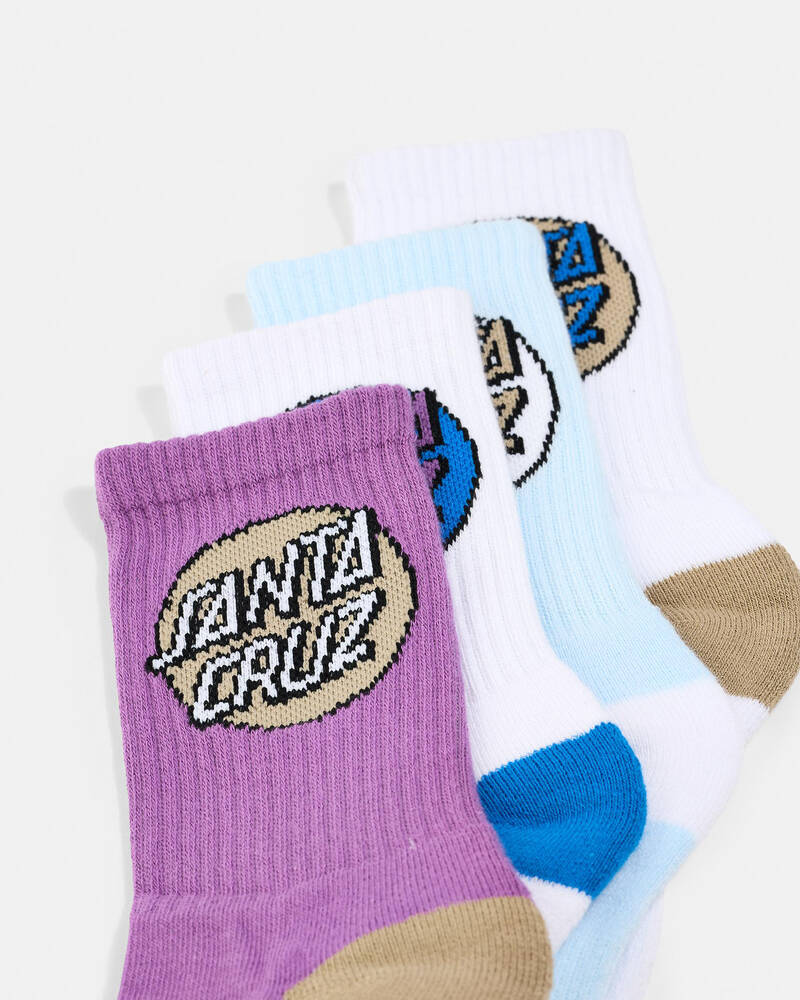 Santa Cruz Girls' Other Dot Crew Sock Pack for Womens