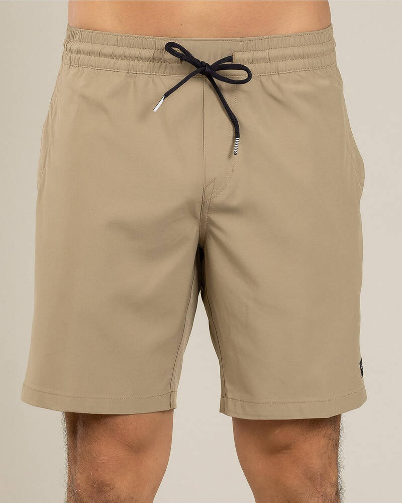 Volcom Stones Hybrid Elastic Waist Shorts for Mens