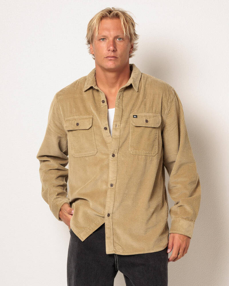 Quiksilver Venture Cord Long Sleeve Shirt for Mens