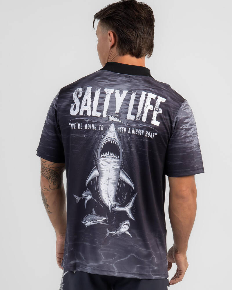 Salty Life Frenzy Polo Shirt for Mens