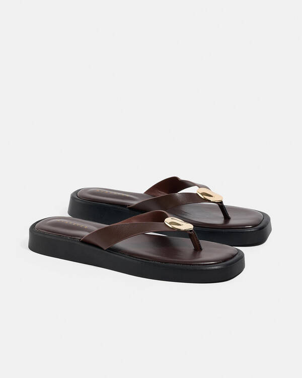 Ava And Ever Venus Thong Slide Sandals for Womens
