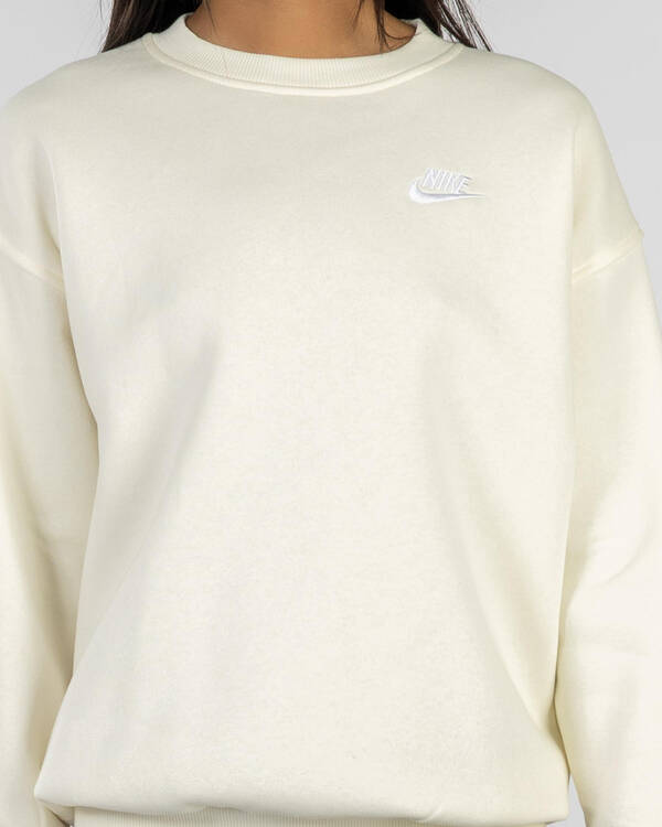 Nike Girls' Oversized Crew Sweater for Womens