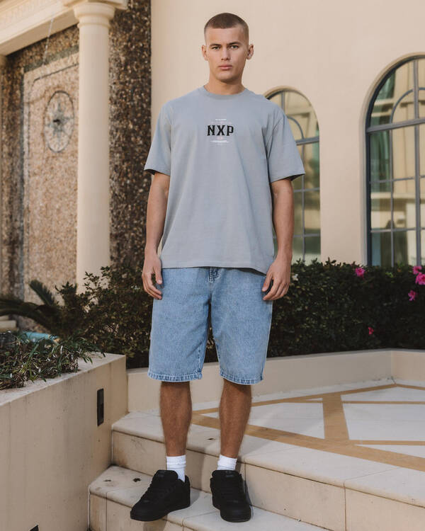 Lucid League Denim Walk Shorts for Mens