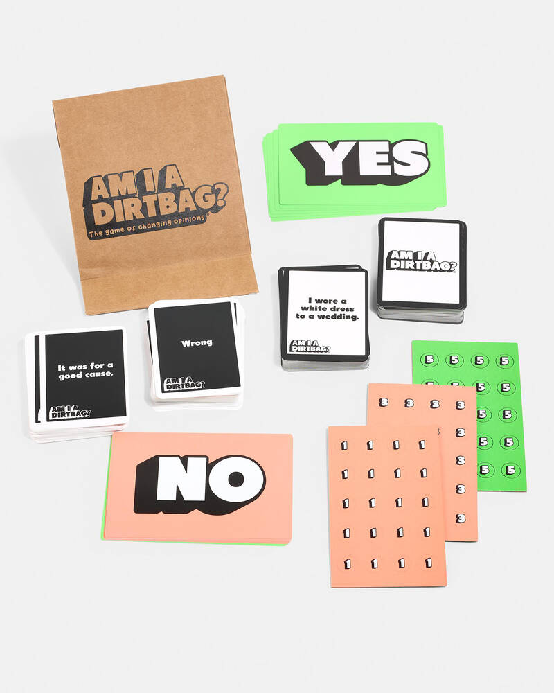 Funnybone Am I A Dirt Bag Card Game for Unisex