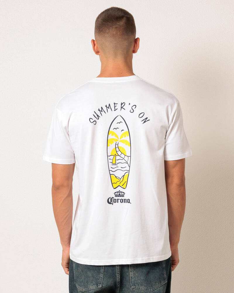 Corona Summer Surf T-Shirt for Mens