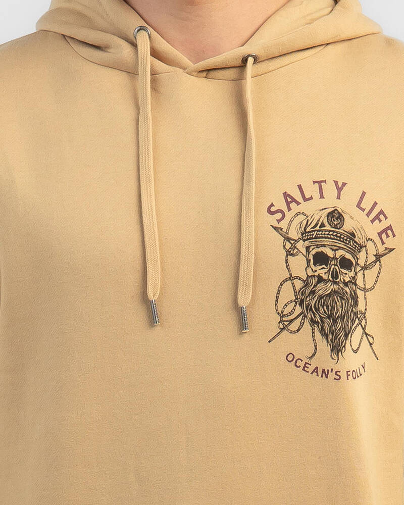 Salty Life Black Beard 3.0 Hoodie for Mens