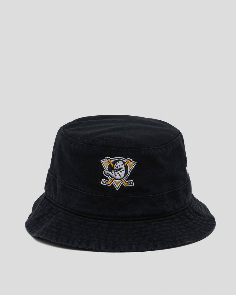 Forty Seven Anaheim Ducks Black '47 Bucket Hat for Mens