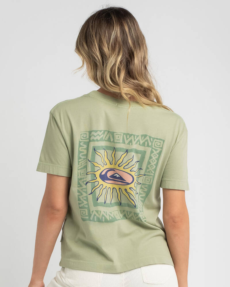 Quiksilver Star Slide Cropped T-Shirt for Womens