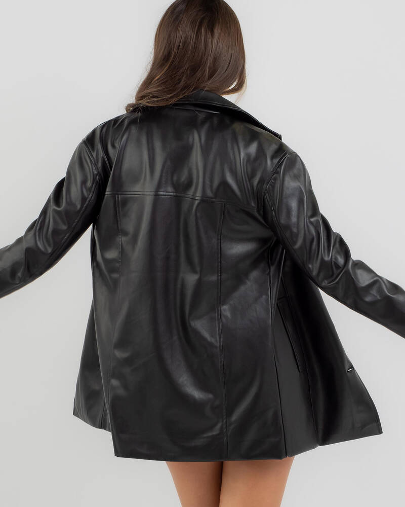 Ava And Ever Keanu Faux Leather Jacket for Womens