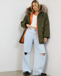 Stussy Ryerson Military Jacket for Womens image number null