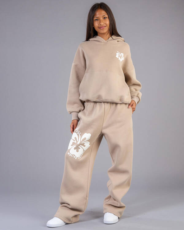 Malibu Lounge Girls&rsquo; Hibiscus Sweatpants for Womens