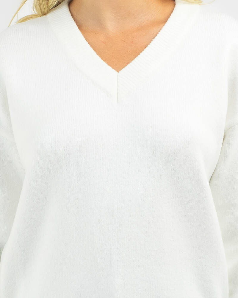 Ava And Ever Hopkins V Neck Knit Jumper for Womens