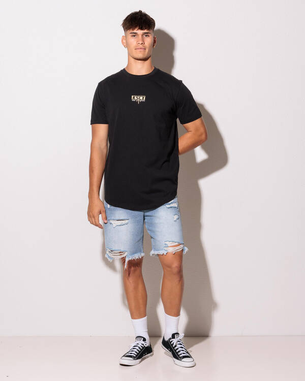 Kiss Chacey Dream Duel Curved T-Shirt for Mens