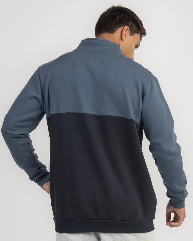 Skylark Affirmative Quarter Zip Crew Sweatshirt for Mens