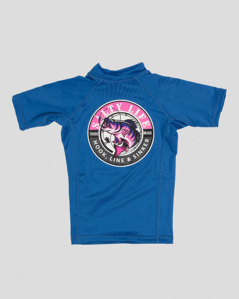 Salty Life Toddlers' Hooked Short Sleeve Rash Vest for Mens