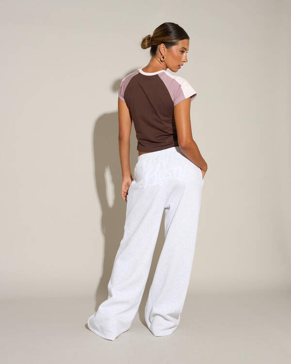 Rusty Trailer Trash Wide Leg Track Pants for Womens