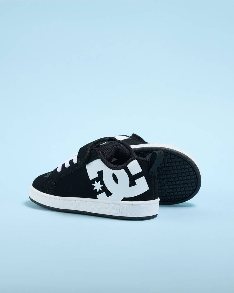 DC Shoes Toddlers' Court Graffik Elastic Shoes for Unisex