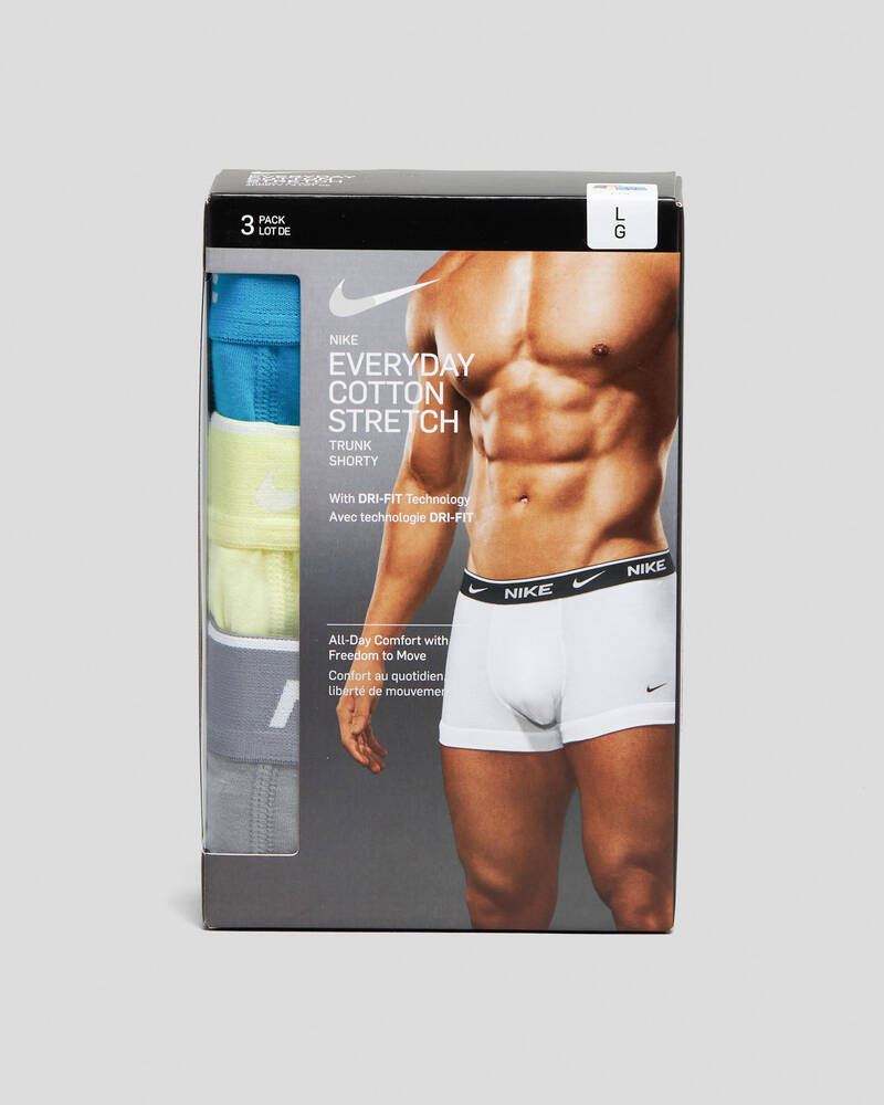 Nike Everyday Cotton Stretch Trunk 3 Pack for Mens