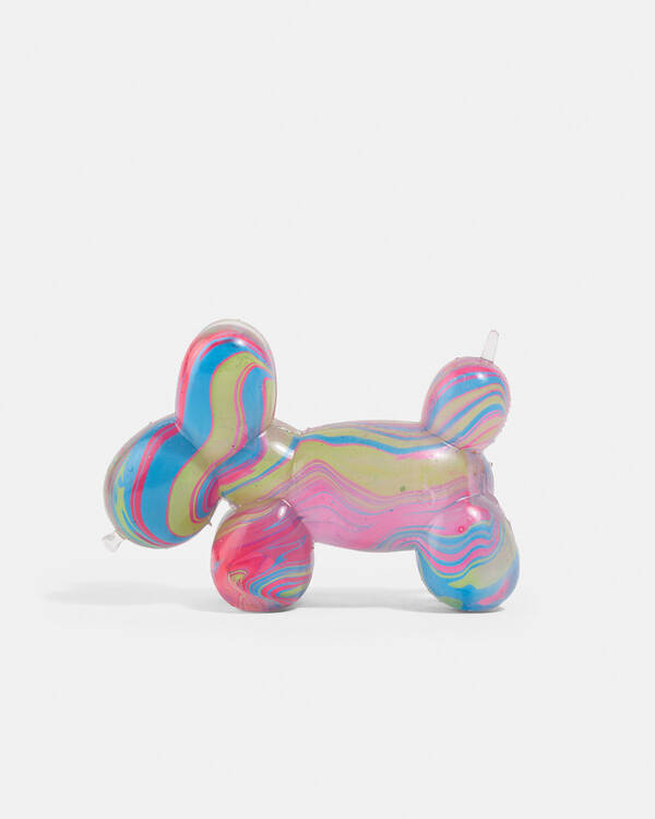 Get It Now Balloon Dog Paint Drip Look Squishy Fidget Toy for Unisex