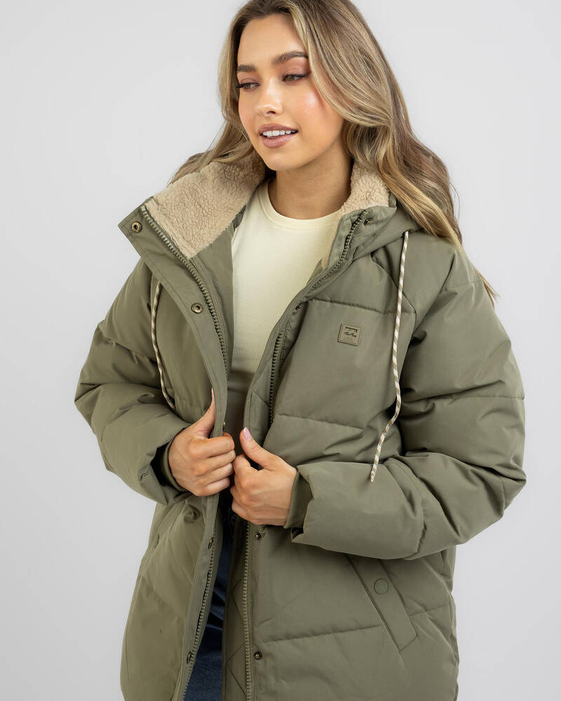 Billabong Artic Shores Hooded Puffer Jacket for Womens