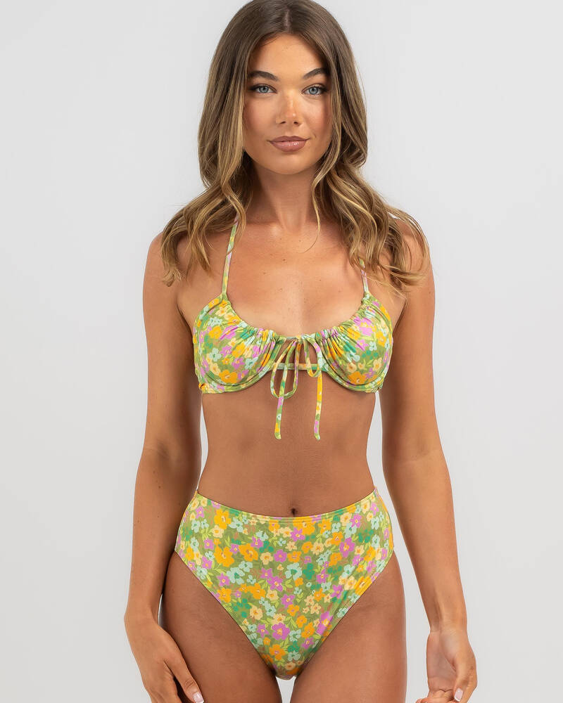 Billabong On The Bright Side Maui High Waisted Bikini Bottom for Womens