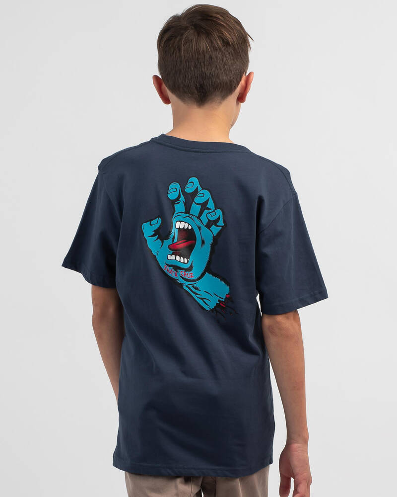 Santa Cruz Boys' Screaming Hand T-Shirt for Mens