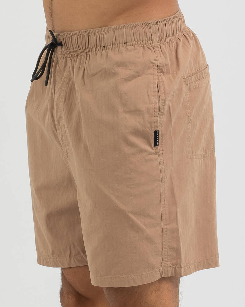 Rusty Pacific Atoll Elastic Shorts for Mens