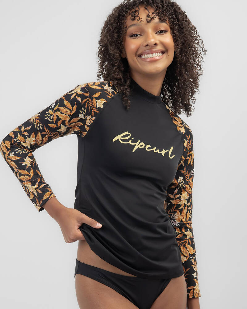 Rip Curl LA Isla UPF Long Sleeve Rash Vest for Womens