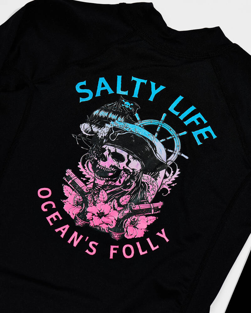 Salty Life Toddlers' Sea Tales Long Sleeve Rash Vest for Mens