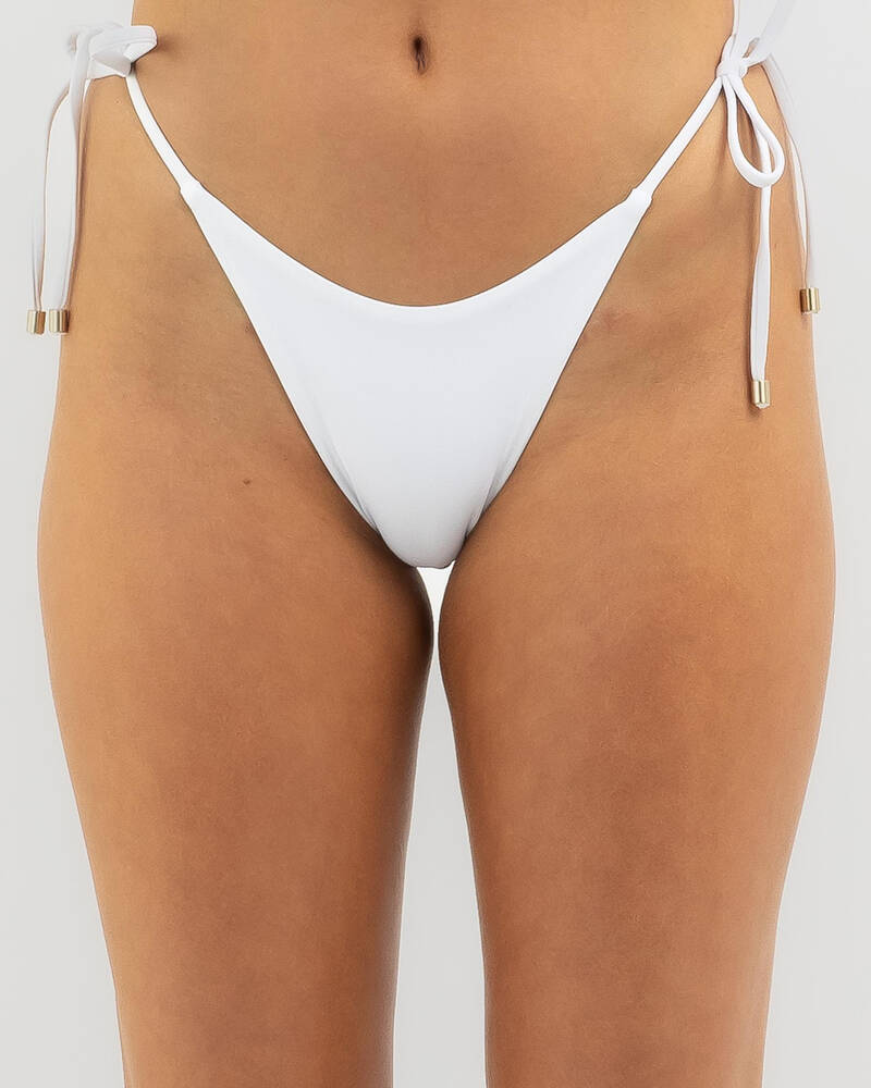 Rhythm Classic Tie Side High Cut Bikini Bottom for Womens