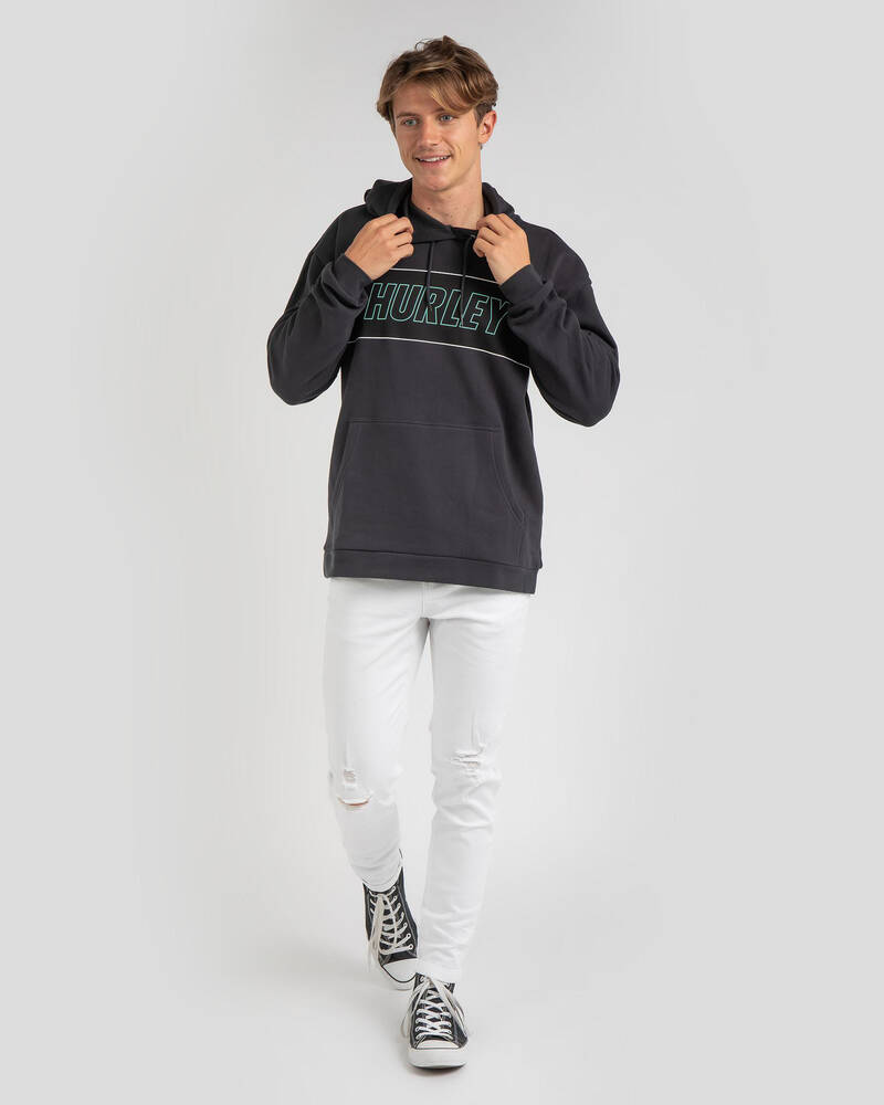 Hurley Fastlane Solid Fleece Hoodie for Mens