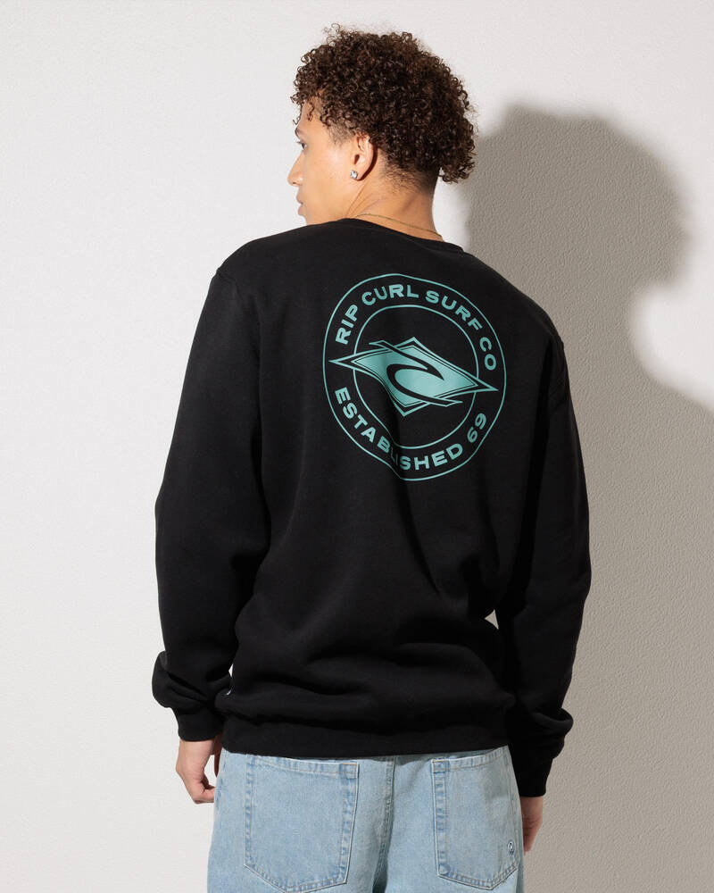 Rip Curl Stapler Crew Sweatshirt for Mens