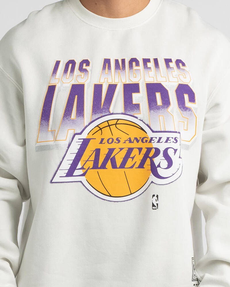 Mitchell & Ness Vintage 90s LA Lakers Crew Sweatshirt for Mens