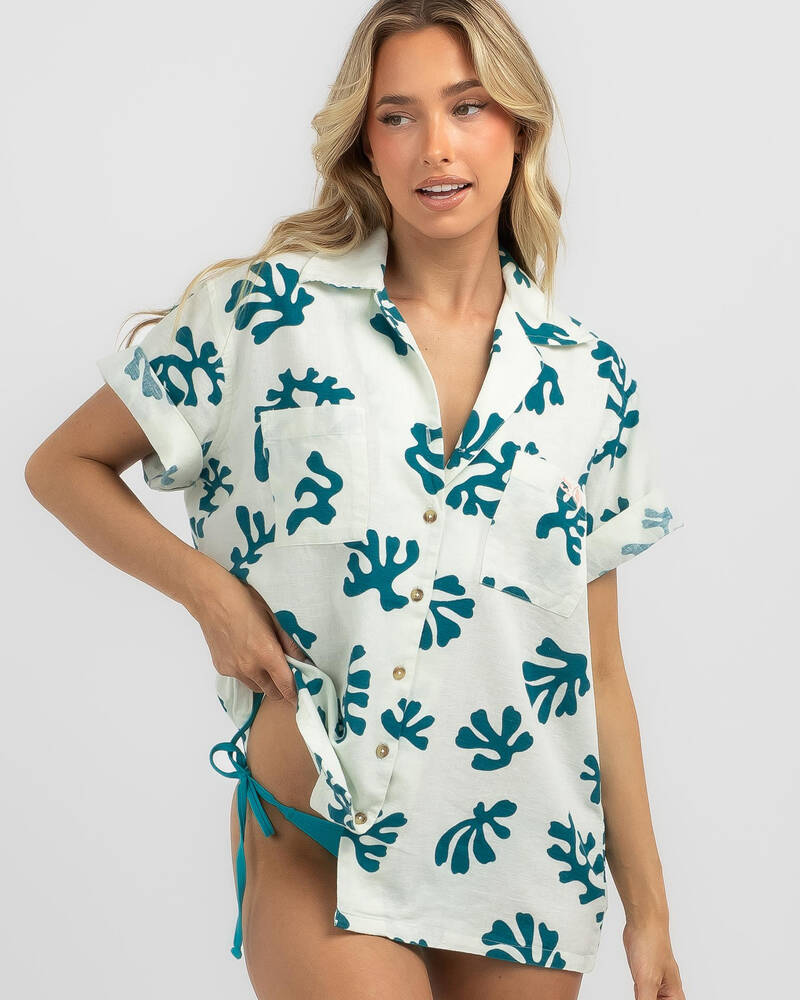 Billabong Campy Coral Shirt for Womens