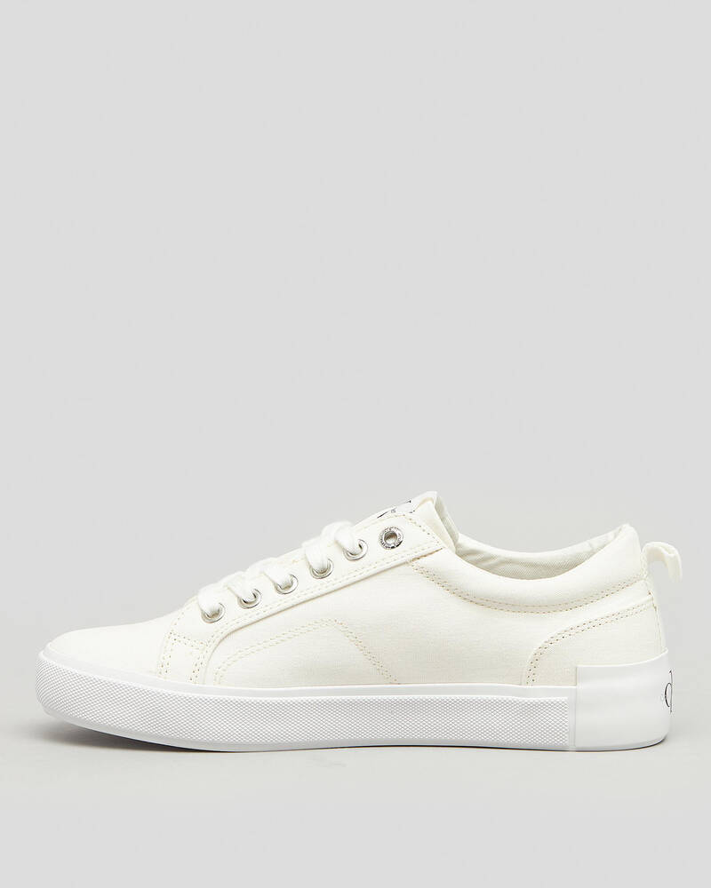 Calvin Klein Vulcanized Lace-Up Low Shoes for Womens