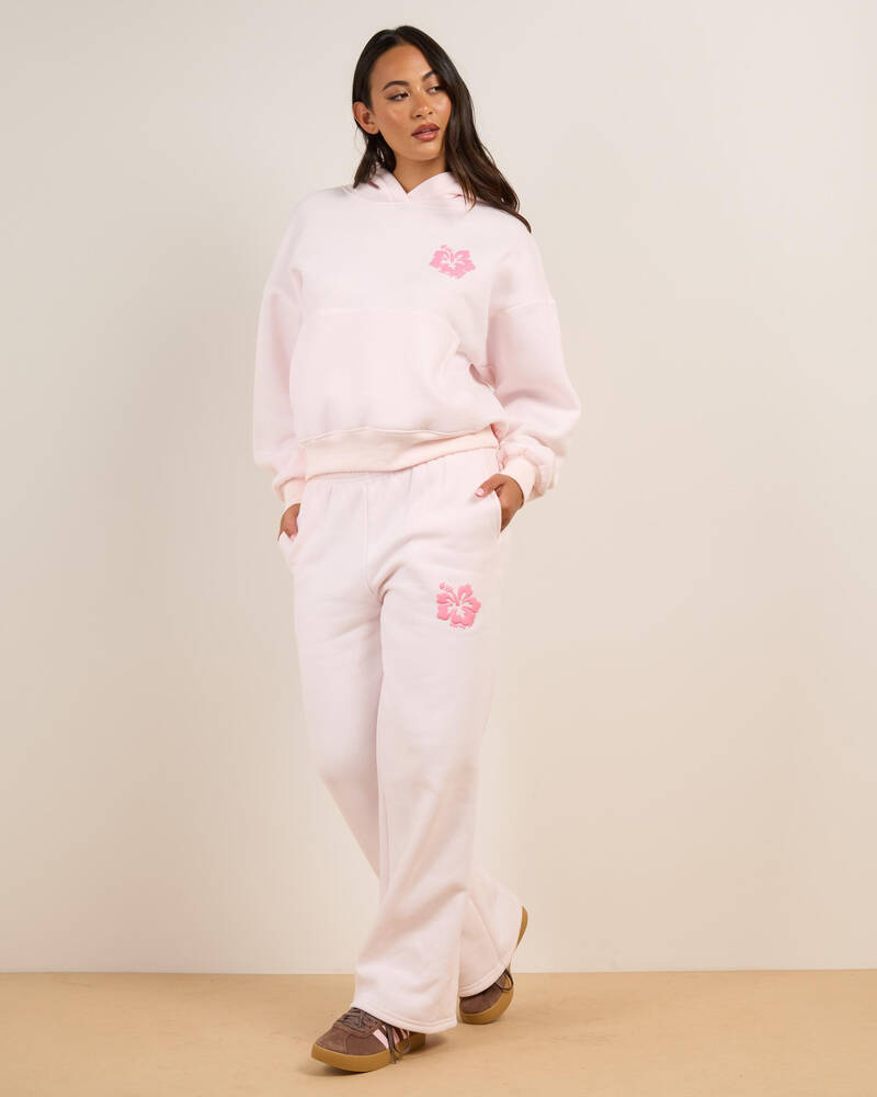 Malibu Lounge Malibu Lounge Hibiscus Sweatpants for Womens