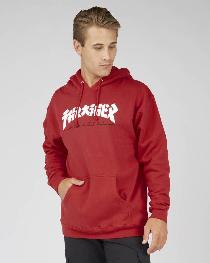 Thrasher Godzilla Hoodie for Mens