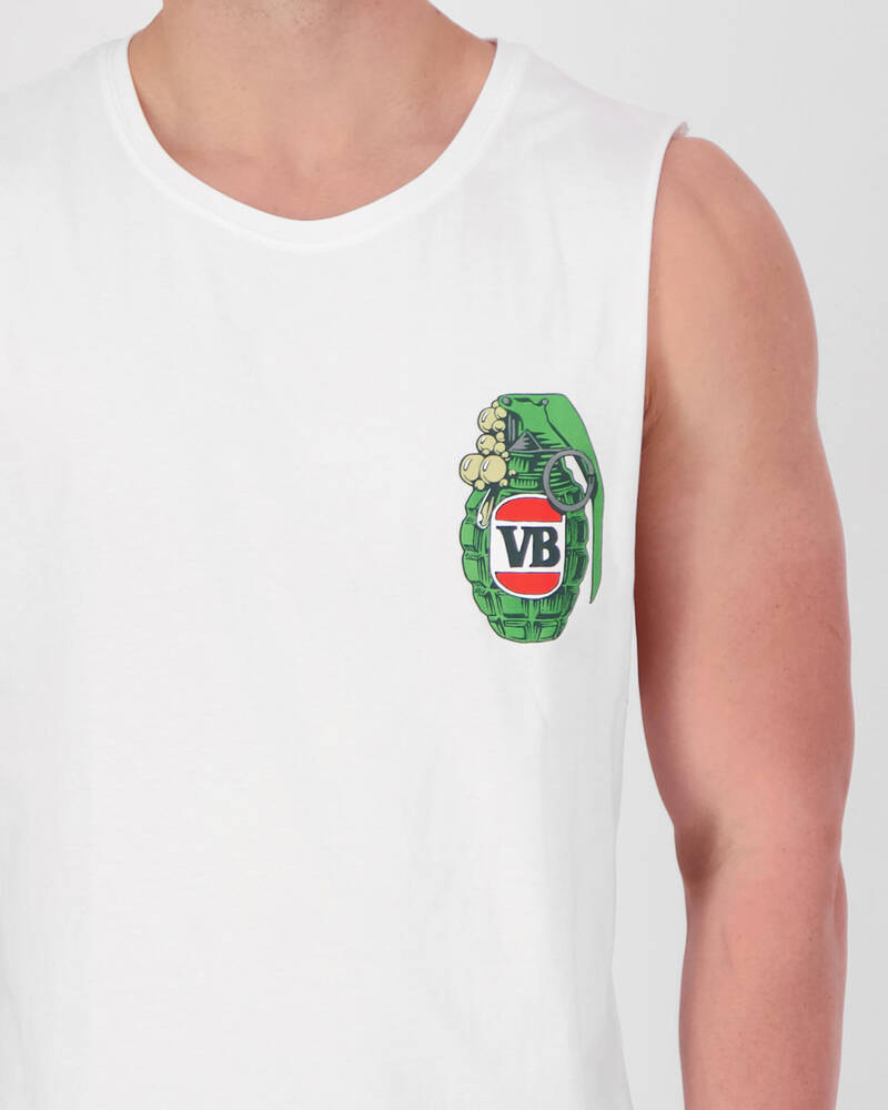 Victor Bravo's Green Grenade Muscle Tank for Mens
