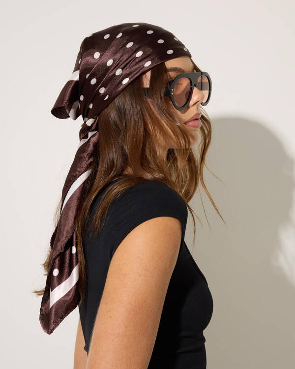 Polka Dot Hair Scarf